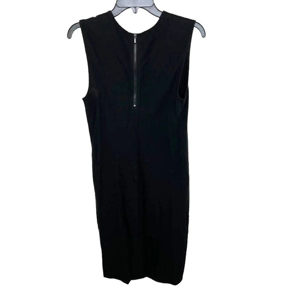 Vince Rib Knee Length Pencil Dress in‎ Black Size Medium - Picture 3 of 5